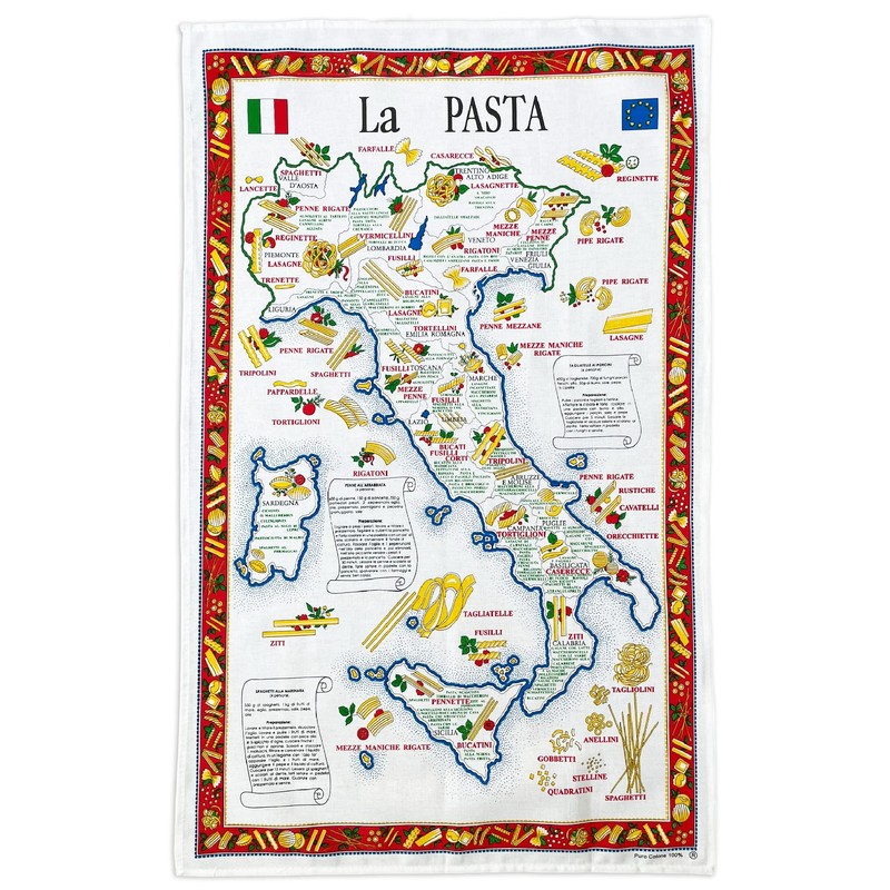 BLU RITMO Kitchen Towel Set, Cotton Kitchen Towels Made in