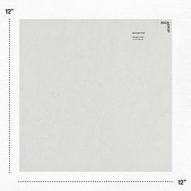 BACKDROP | Premium Interior Paint | Large Adhesive Paint Swatch | MOONSTONE - Soft, Neutral Yellow-Beige | 12" x 12" Color Sample