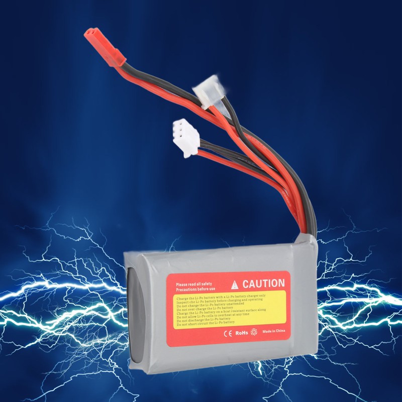 RC Lipo Battery 7.4V 2000MAH Overcharge Protection Short Circuit Protection