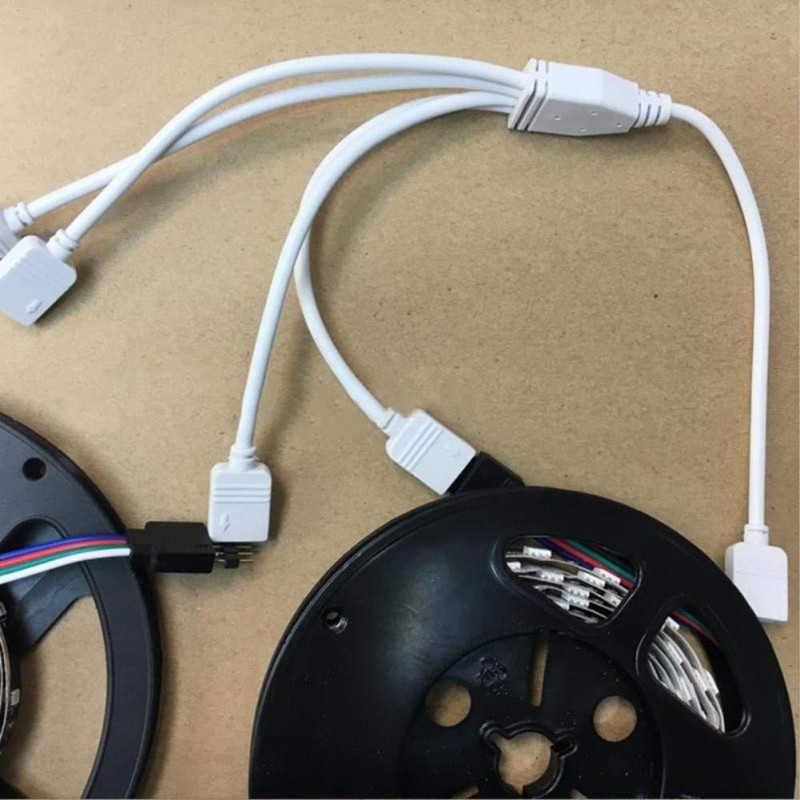 RGBZONE 4 Pins Splitter Cable Y-Splitter (Four Way) for 5050