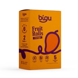 6-Pack Mango Fruit Rolls | 100% Natural | No Sugar Added | Gluten-Free | Vegan | 4.4 oz each pack (26.4 total Oz)