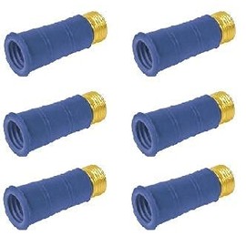 Camco Water Bandit | Features a Highly Flexible Silicone-Polymer Sleeve, an ABS Male Water Hose Connection, and Works with Damaged or Stripped Faucet Threads or Faucets without Threads (22484)