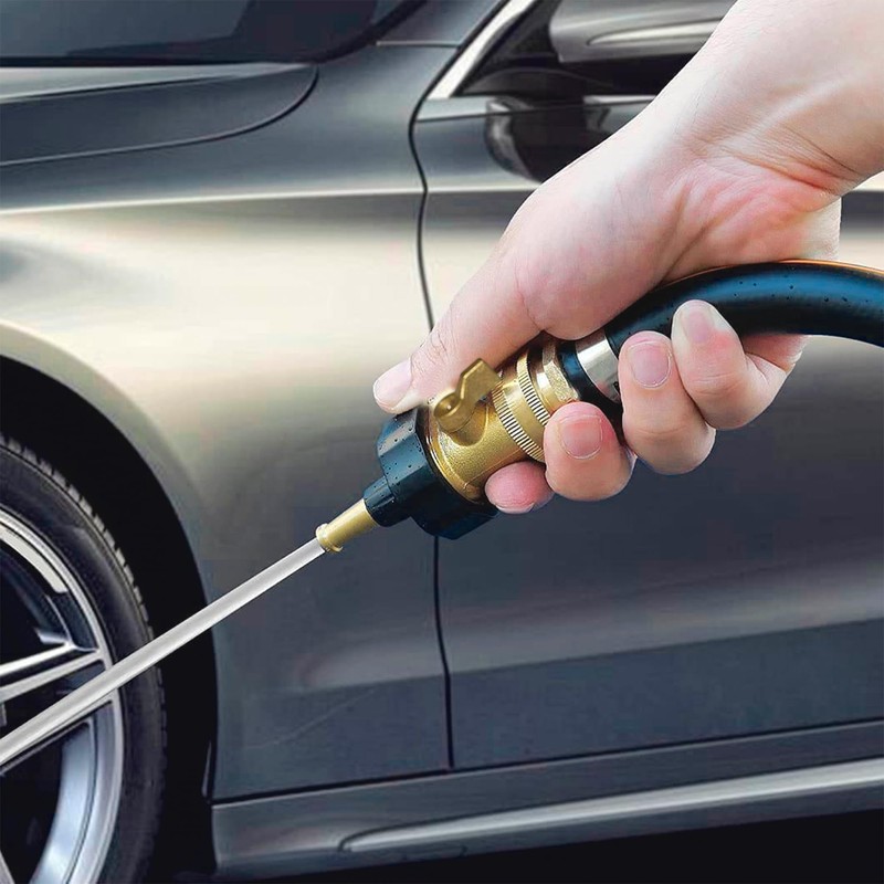 LIULO TOOL Brass Garden Hose Shut-Off Valve, 2 Pack 3/4