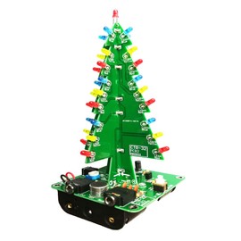 Gikfun Mini Advanced Audio-controlled Christmas Tree Diy Kit Practice Soldering Skill Board for Kid's Xmas Gift EK1685U