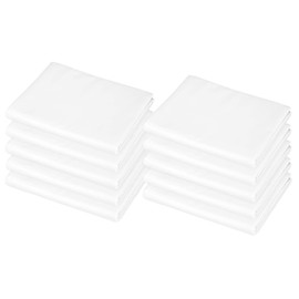 American Baby Company 10-Piece Cotton-Polyester Blend, Toddler Size Day Care Cot Sheet, White, 23" x 40"