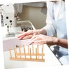 TEHAUX Wooden Thread Holder Organizer Spool Capacity for Efficient Sewing