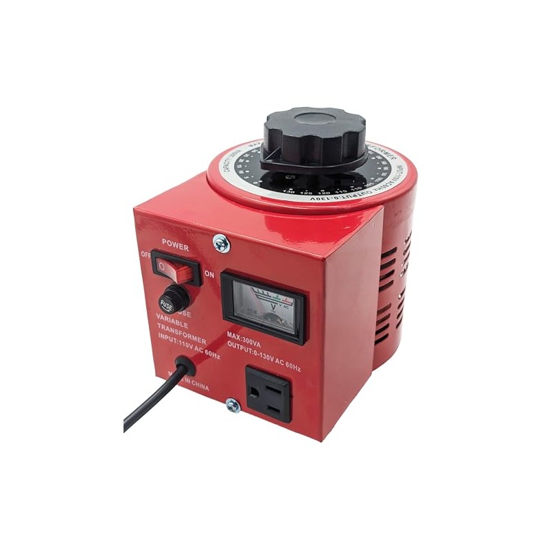 EX ELECTRONIX EXPRESS Variable Transformer, 300 VAC Max, 0-130V Output,