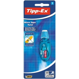 Tipp-Ex Micro Tape Twist Correction Tape - Pink or Blue Case, Pack of 1