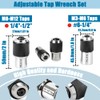 HaoTrade 2 Pcs 3/8" Drive Tap Socket Set, Screw Tap