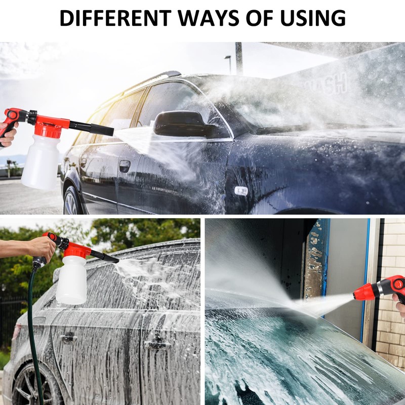 AUTODECO 35Pcs Car Wash Detailing Kit Cleaning Kits with Foam