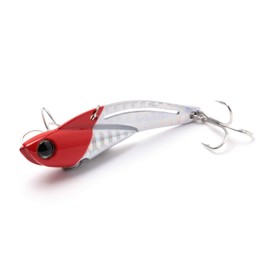 Jackson Teppan Vibe Lure, Metal Vibe, 1.9 inches (48 mm), 0.3 oz (9 g), Redhead SRH