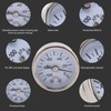 Vacuum Pressure Gauge 1/8in Stainless Steel Dial Liquid Filled Pneumatic