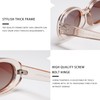 Vanlinker 90s Sunglasses Vintage Polarized Retro Oval Sunglasses UV400 VL9580