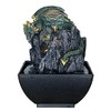 Mystic Dragon Indoor Water Fountain with LED Light | Size