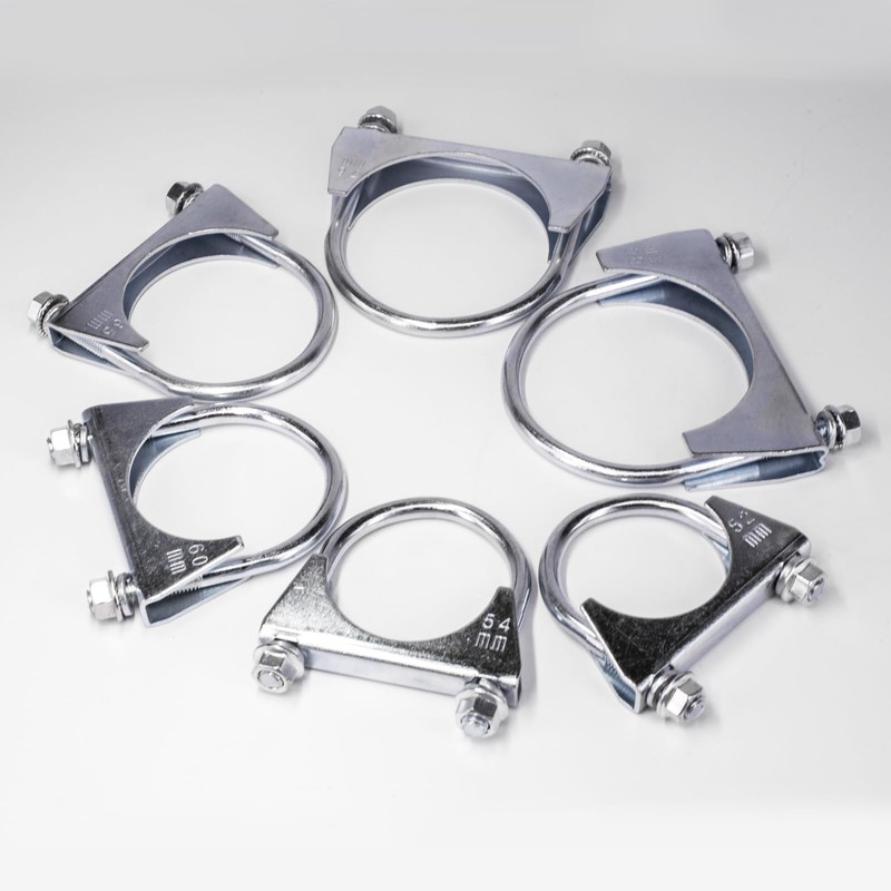2 Piece Car Clamp M8 Pipe Clamp Ø52-80 mm Special