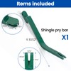 Muzata Shingles Removal Tool Pry Bar Shingle Nail Installer Heavy