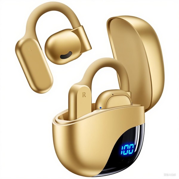 AI Translation Earbuds Real Time Gold