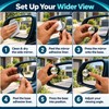 360° Adjustable Blind Spot Mirrors for Cars – Wide-Angle Convex