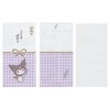 Sanrio Mino Washi Foil Noshi Envelopes, 2 Pieces [Kuromi] Gold