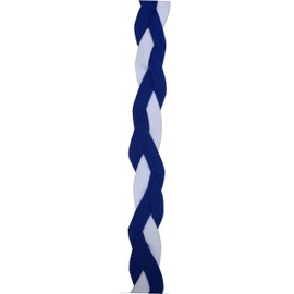 It's Ridic! No Slip Grip/Non-Slip Sports/Athletic Nylon Triple Braided Sports Headband (Blue | Blue | White)