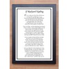 Stunning Framed Inspirational Quote/Print/Rudyard Kipling IF