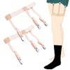 Jixin4you 2-piece Set, Shirt Garter, Men's, Women's, Stretch, Leak Proof,