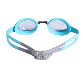 Clear'r Dash Adult Swim Goggle, Grey/Turquoise, Unisex