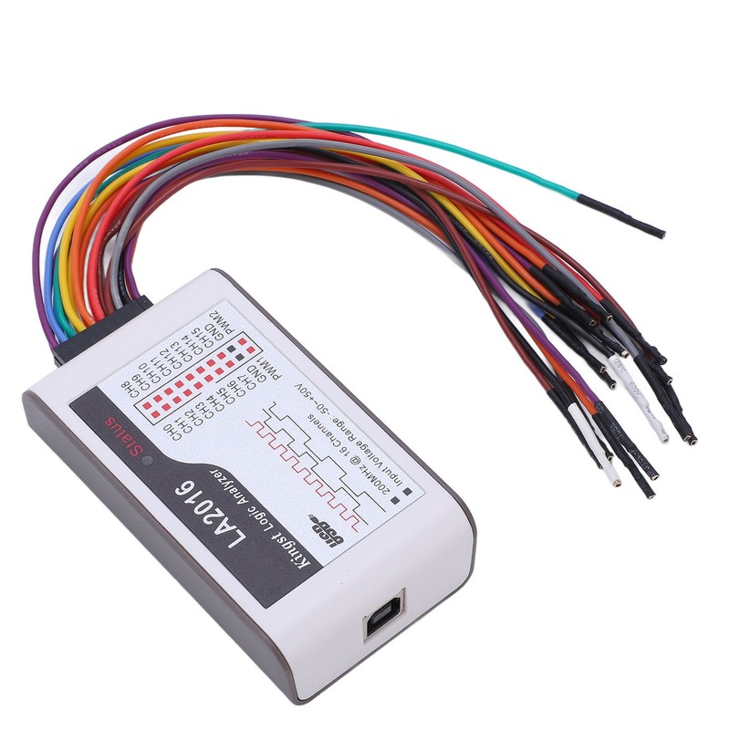 Logic Analyzer USB 16 Channels CH0‑15 200M Sampling Rate ‑50V