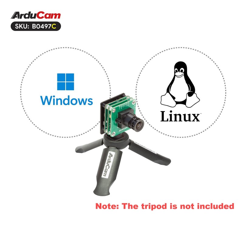 Arducam USB 3.0 Camera, 8.3MP 90fps@720p High-Speed USB Camera Module,
