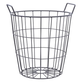 Agrarflora Wire Basket 15 Litres, Diameter 300 x 340 mm, Garden Basket Made of Robust Metal, Stackable Mesh Basket for Home and Garden, Fruit Basket, Harvest Basket, Potato Basket, Household Basket