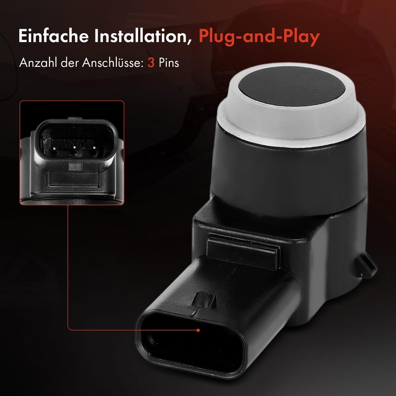 Frankberg 4 x Parking Sensors Front Rear Compatible with Altea