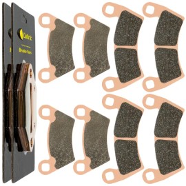 Caltric Front And Rear Brake Pads for Polaris RZR XP 900 EFI 2011-2013 / RZR 900 2014