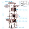 Hey-brother Cat Tree, 74 inches Multi-Level XL Large Cat Tower