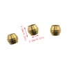E-outstanding Compression Ferrule Sleeve 50PCS 4mm Brass Double Taper Ferrule