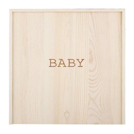 Stephan Baby Natural Pine Keepsake Box, Baby