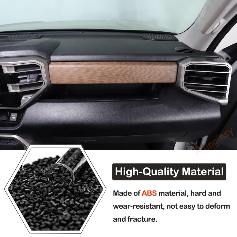 Aunginsy Central Control Dashboard Panel Strips Trim Compatible with Toyota