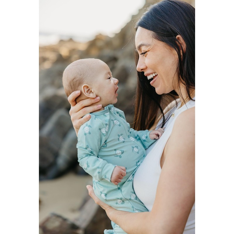 Copper Pearl Zip-up Footie Wade