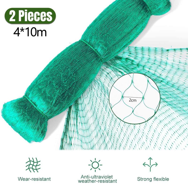 Net, bird protection net, pond net, 4 x 10 m,