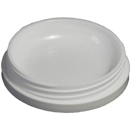 10x Screw Can Salve Box Flat Marie White 10 ml Ointment Container