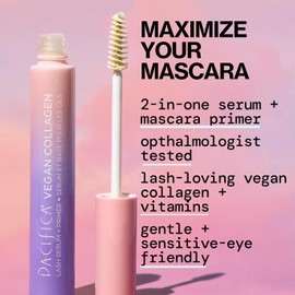 Pacifica Beauty Suero de Pestañas y Máscara de Colágeno Vegano con Vitaminas B y E