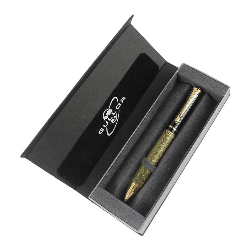 Gullor Chinese Horse Ballpoint Pen with Gift Box - Silver