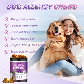 TTLXRL Dog Allergy and Itching Skin Relief