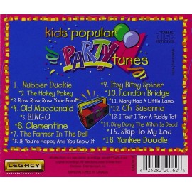Kids Popular Party Tunes by Various Artists (CD, 1999, Legacy)(Kids)