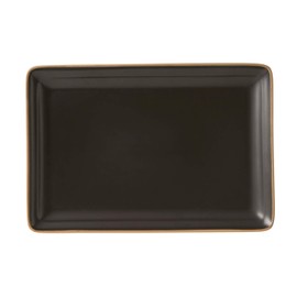 Edgeline Rectangular Plate L, Black
