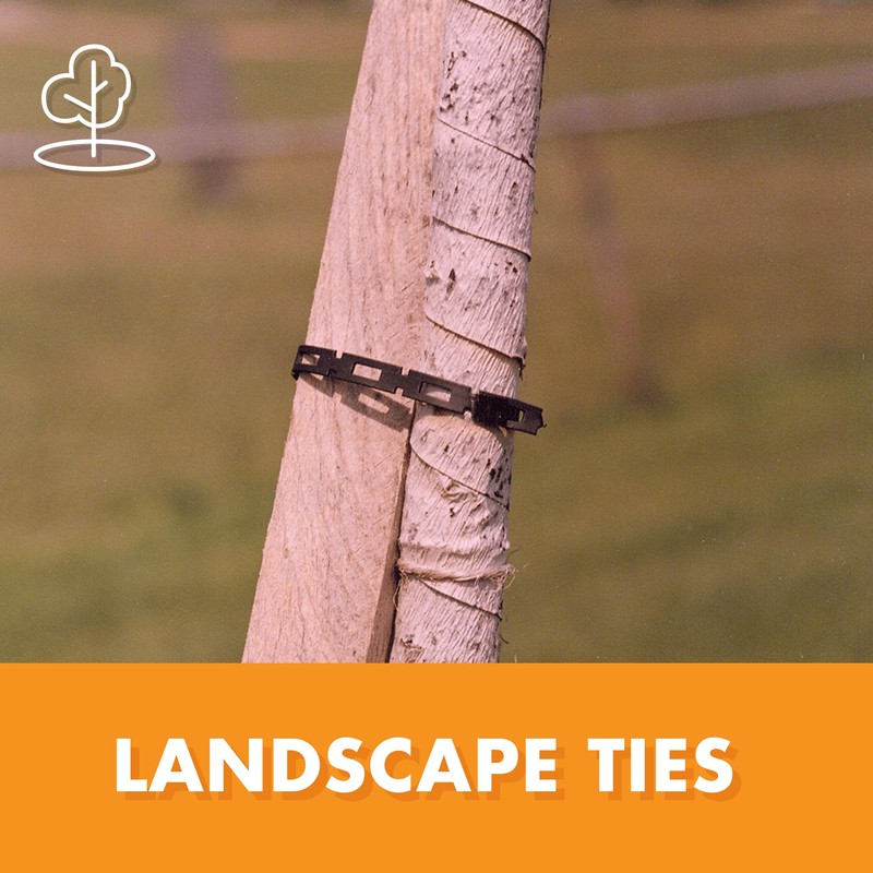 EasyFlex Plastic CableTies For Securing Trees, Plants, Household Items, 1/2-Inch