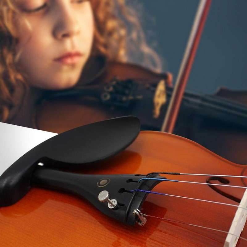 4/3 Violin Kits Set, 3 in 1 Ebony Tailpiece with