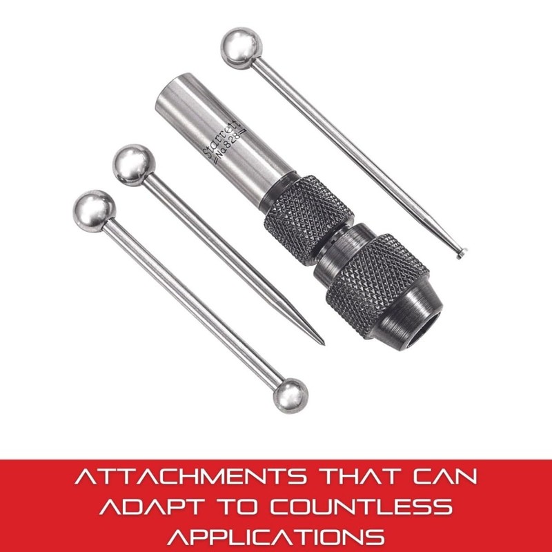 Starrett Wiggler or Center Finder with Attachment Set - 828B,