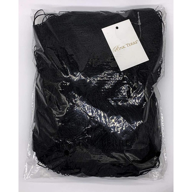 Rink Terre Himeno Noren Black String Curtain Room Divider (100cm,
