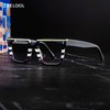 Zeelool Stylish Rectangle Eyeglasses Thick Frame Glasses for women/Men with