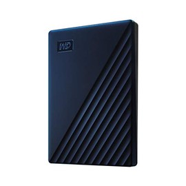 WD 4TB My Passport for Mac Portable External Hard Drive HDD, USB-C and USB-A Compatible, Blue - WDBA2F0040BBL-WESN